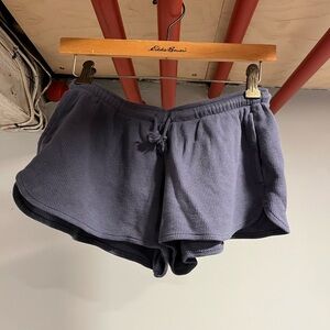 Brandy Melville Waffle Fabric Cotton Shorts